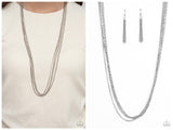 Undauntingly Urban - White Necklace