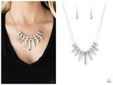 Dangerous Dazzle - White Necklace