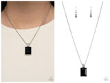 Understated Dazzle - Black Necklace