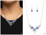 Floral Fashion Show - Blue Necklace