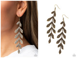 Lead From the FROND - Brass Earring
