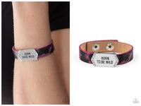 Born to be Wild - Pink Bracelet