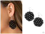 Summer Escapade - Black Earring