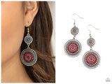 Bohemian Bedazzle - Red Earring