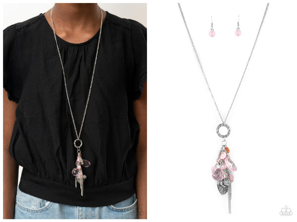 AMOR to Love - Pink Necklace