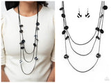 Alluring Luxe - Black Necklace