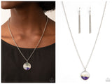 Completely Crushed - Purple Necklace