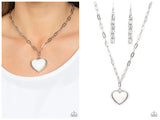 Everlasting Endearment - White Necklace