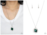 Undiluted Dazzle - Green Necklace
