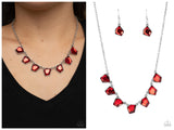 Experimental Edge - Red Necklace