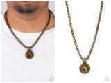 Pendant Dreams - Brass Necklace