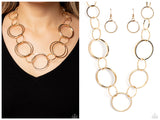 Shimmering Symphony - Gold Necklace
