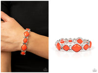 Boldly BEAD-azzled - Orange Bracelet