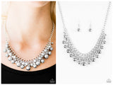 Heels and Hustle - Silver Necklace