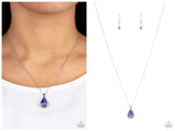 Flower Patch Fabulous - Blue Necklace