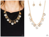 Spot On Sparkle - Gold Necklace