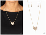 Spellbinding Sweetheart - Gold Necklace