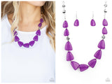 Tenaciously Tangy - Purple Necklace