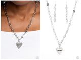 Mama Cant Buy You Love - Silver Necklace