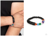Tropical Kaleidoscope - Black Bracelet