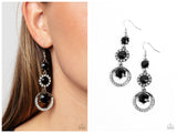 Enchanting Effulgence - Black Earring