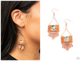 Riverbed Bounty - Copper Earring