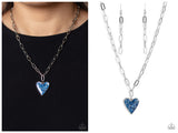 Kiss and SHELL - Blue Necklace