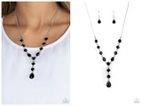 Forget the Crown - Black Necklace