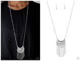 Happy Is The Huntress - Silver Necklace