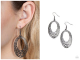 The HOLE Nine Yards - Black Earring