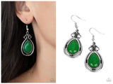 Mountain Mantra - Green Earring