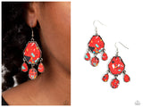 Organic Optimism - Red Earring