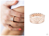 Billowy Bands - Rose Gold Ring