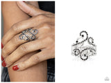 Billowing Beauty - Black Ring