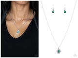 Vintage Validation - Green Necklace