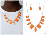 Luscious Luxe - Orange Necklace