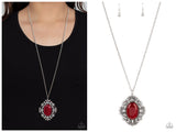 Dream Board Dazzle - Red Necklace