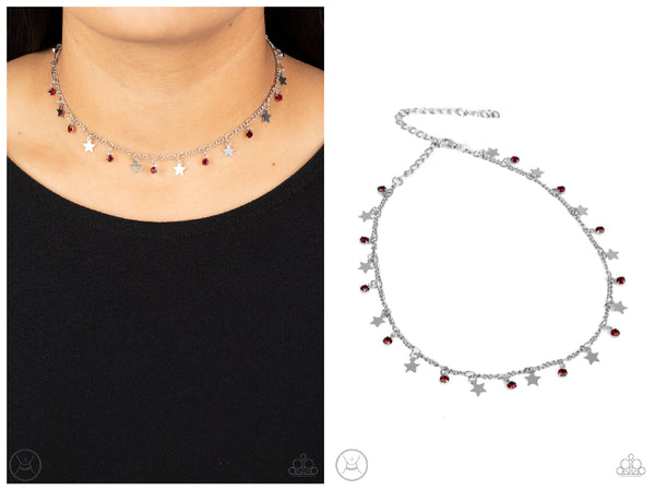 Little Lady Liberty - Red Choker