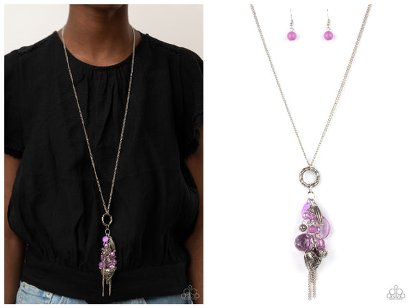 AMOR to Love - Purple Necklace