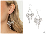 Commanding Candescence - White Earring
