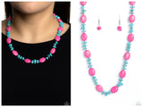 Stone Age Showcase - Pink Necklace
