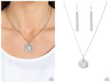 Heart Full of Faith - White Necklace