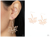 Lotus Ponds - Rose Gold Earring