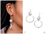 Standalone Sparkle - White Earring