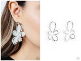 Glimmering Gardens - White Post Earring