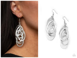 Mind OVAL Matter - Silver Earring