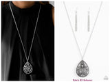 TEARDROP-Dead Gorgeous - Silver Necklace