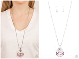 Spun Sparkle - Pink Necklace
