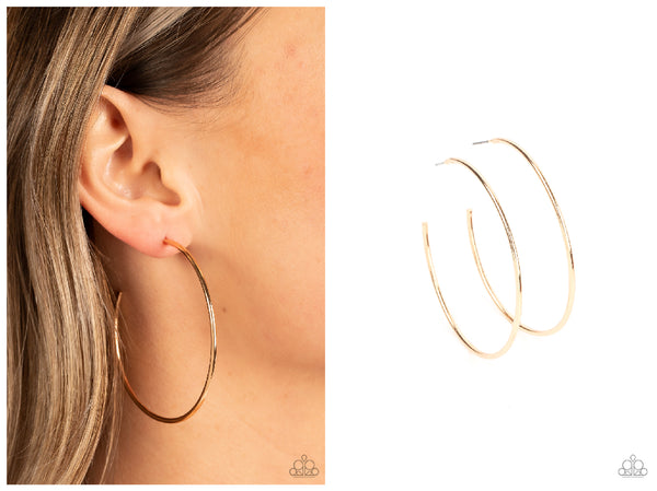 Can I Get a HOOP HOOP - Gold Hoop Earring