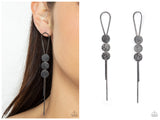 Bolo Beam - Black Post Earring